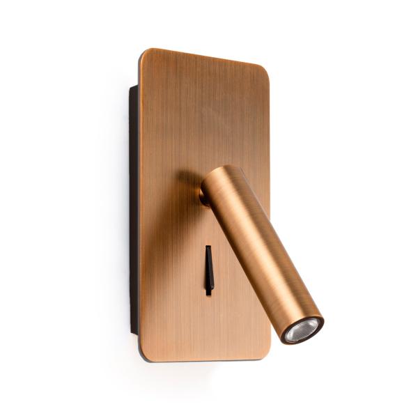 Aplique lector SUAU bronce LED Faro Barcelona