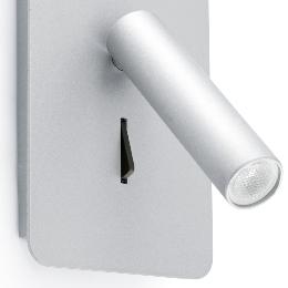 Aplique lector SUAU gris LED Faro Barcelona