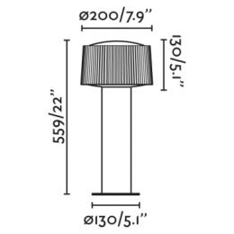 Baliza Muffin Faro - Iluminación de exterior