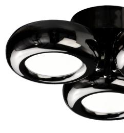 Plafón Disco Acontract-luz. 3 aros 34cm Ø Iluminación LED