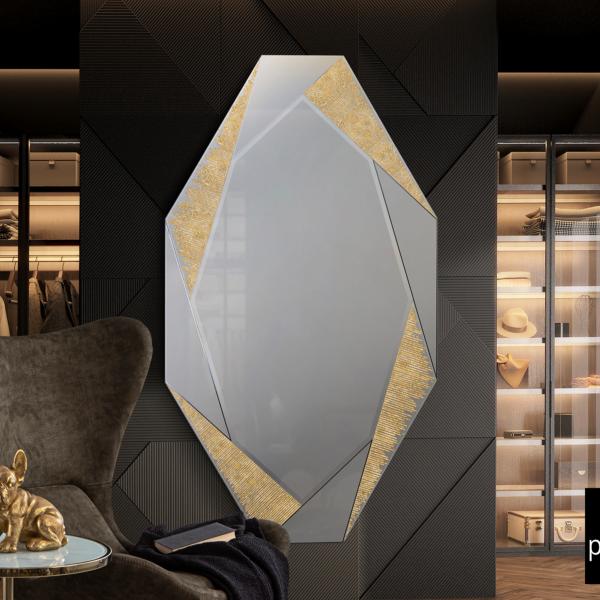 Espejo LAVERNA Grande Oro- Schuller - 180X100 cm