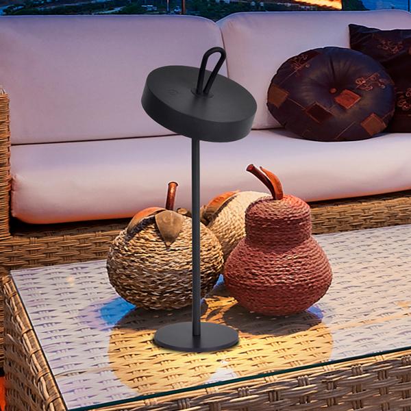 GONG- SOBREMESA LED NEGRO - SCHULLER