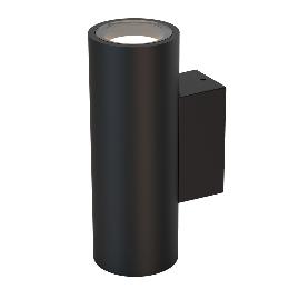 Aplique exterior PERE Negro - 2 luces Mantra