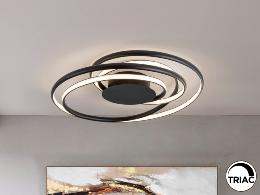 DANZA- PLAFON NEGRO D70 - SCHULLER