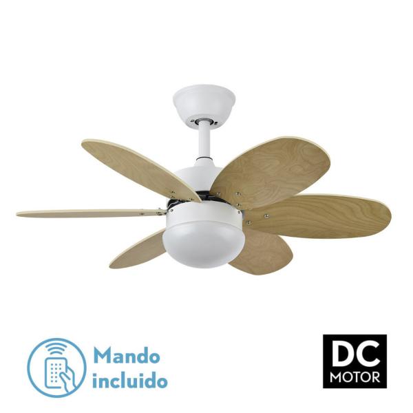 Ventilador ALVES Blanco - Fabrilamp. Motor DC. Ø 85cm.