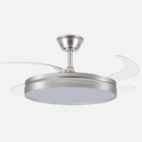 Ventilador MICENAS Niquel Fabrilamp - Motor DC Ø108cm