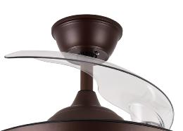 Ventilador DANI Marron - Fabrilamp. Motor DC Ø108cm