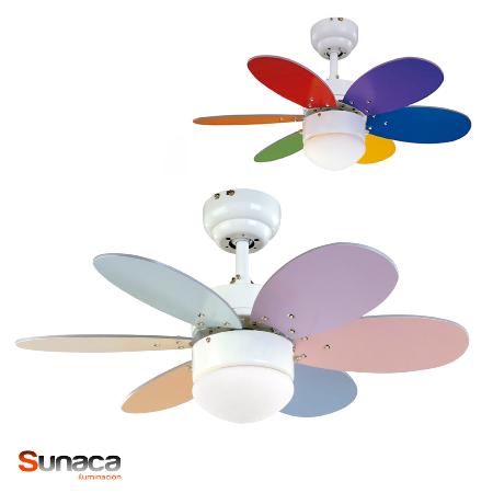 Ventilador Rainbow Colours Sulion Ø76cm.