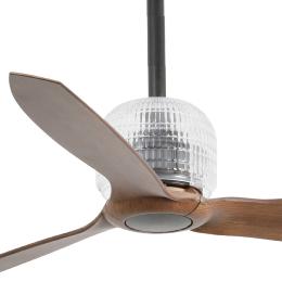 Ventilador DECO FAN Negro FARO - Motor DC Sin luz 128cm.Ø