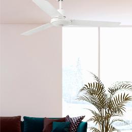 Ventilador ECO INDUS Blanco FARO - Motor AC Ø120cm.