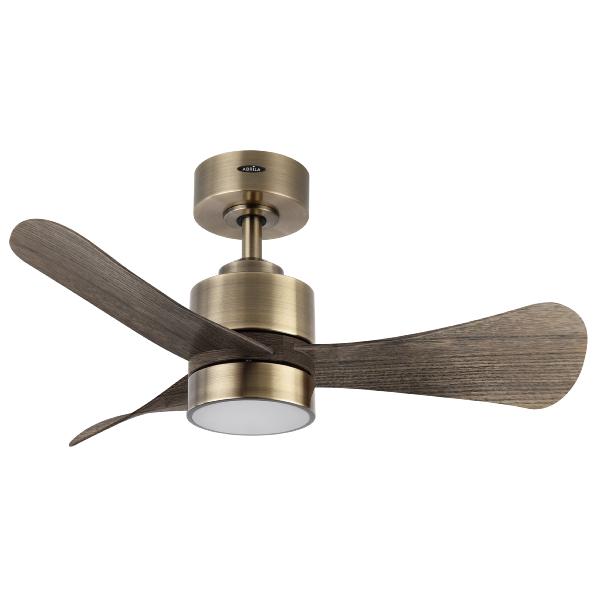 Ventilador Zepelin Cuero Fabrilamp - Motor DC Ø91cm