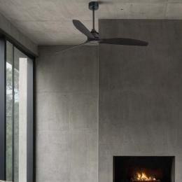 Ventilador JUST FAN Negro FARO - Motor DC Ø128cm.