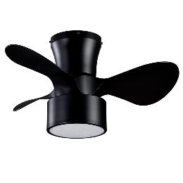 Ventilador MINI KOS Negro Fabrilamp - Motor DC. 60cm.Ø