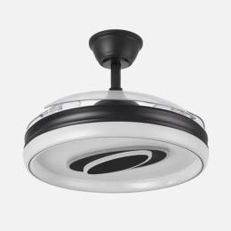 Ventilador Maracaná Negro Fabrilamp - Motor DC Ø50-107cm