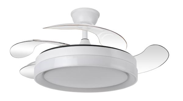 Ventilador Zenit Blanco Fabrilamp - Motor DC Ø107cm