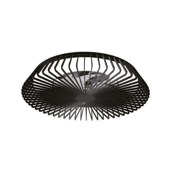 Ventilador Himalaya con luz LED Negro - MANTRA Ø63cm