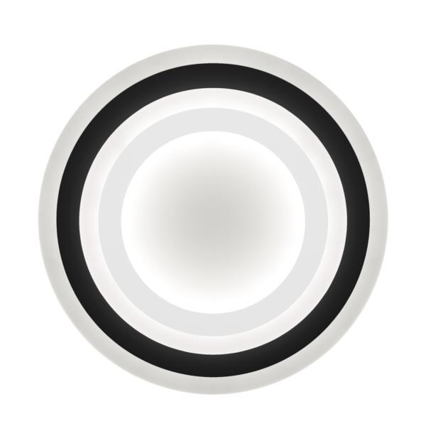 Plafon led GALET negro led 38w 3116lm 4000k - ALEMAR