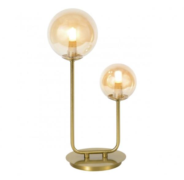 Sobremesa Galaxia Alemar - 2 Tulipas Bola Ambar - 40x22cmm