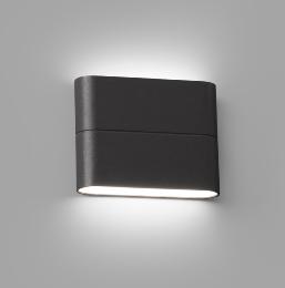 Aplique Aday Faro gris oscuro 6w. Iluminación de exterior LED.