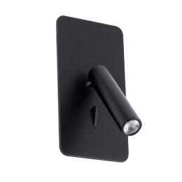 Aplique Empotrado SUAU negro LED Faro Barcelona