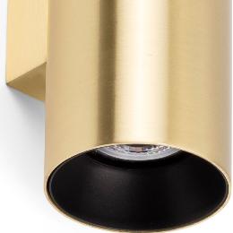 Aplique pared STAN 1 luz oro satinado Faro Barcelona 