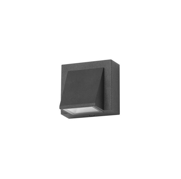 Aplique exterior Loyd Forlight - Negro luz LED