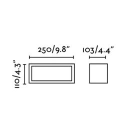 Aplique de exterior TEJO Blanco 1luz Faro Barcelona