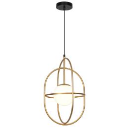 Colgante ASTRO Oro mate - opal - ALEMAR