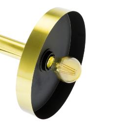 Lampara colgante WHIZZ oro satinado y negro Faro