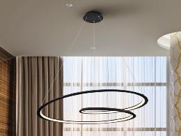 Lampara colgante LOOPING  Ø97cm -  Schuller - Luz LED