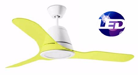 Kit de aspas Amarillo verdoso para ventilador Tiga. LEDS-C4.