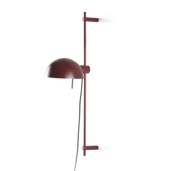 Aplique MATILDA movil granate Faro Barcelona