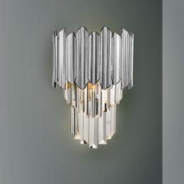 Aplique TIARA Cromo - Schuller. Bombilla LED G9