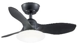 Ventilador Paramo Negro Fabrilamp - Motor DC Ø82cm