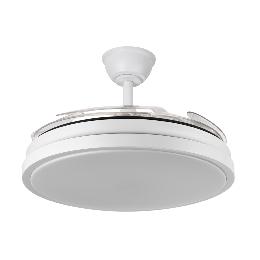 Ventilador Escorpion Blanco Fabrilamp - Motor DC Ø107cm