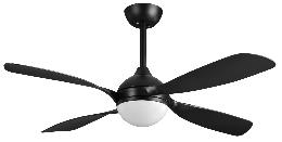 Ventilador Livorno Negro Fabrilamp - Motor DC Ø132cm