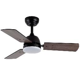 Ventilador Portico Negro Fabrilamp - Motor DC Ø91,4cm