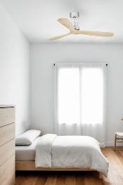 Ventilador LANTAU L Faro - Niquel/Pino Ø132cm