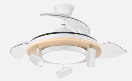 Ventilador Gladiator Fabrilamp Blanco - Motor DC Ø107cm