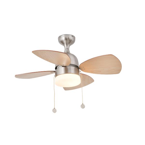 Ventilador Mediterraneo FARO - Ventilador niquel 81.5cm.Ø