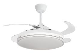Ventilador Papiro Blanco Fabrilamp - Motor DC Ø107cm