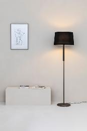 Lampara de pie VOLTA negra Faro Barcelona