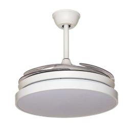 Ventilador Tegaluxe - Blanco aspas retractiles 90cm.Ø