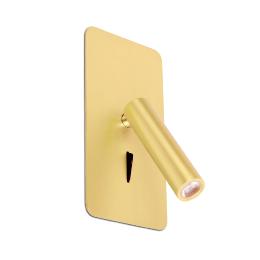 Aplique Empotrado SUAU oro satinado LED Faro Barcelona 