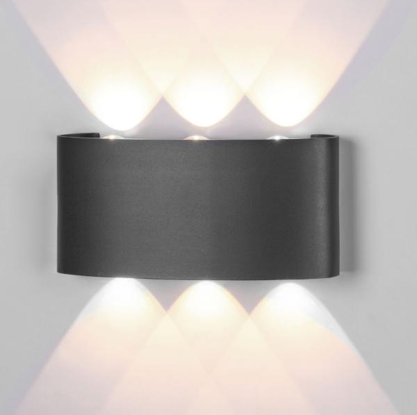 Aplique exterior ARCS 6W Mantra - Luz LED 