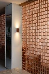 Aplique LUNE 2 Luces cuadrado terracota Faro Barcelona