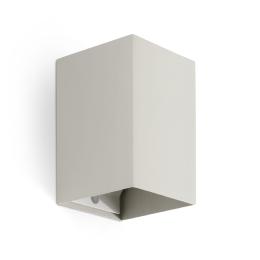 Aplique LUNE cuadrado gris Faro Barcelona