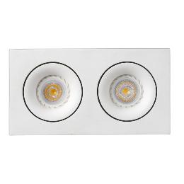 Empotrable ARGON 2 Luces rectangular blanco Faro
