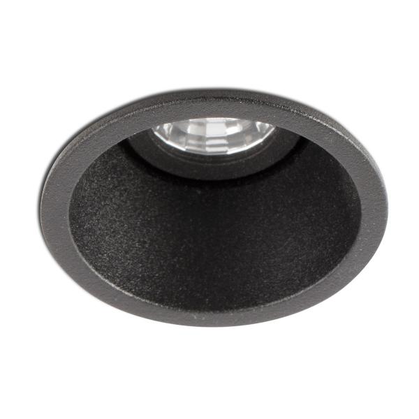 Empotrable FOX 50 negro orientable LED 5W 2700K Faro