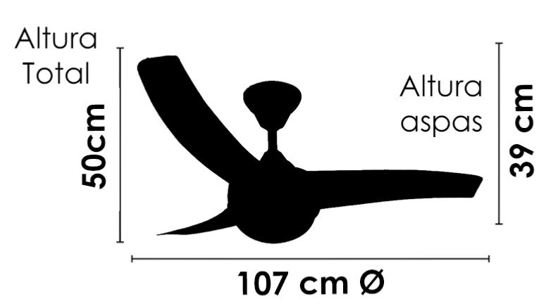 ventilador Ventis Narvi Medidas